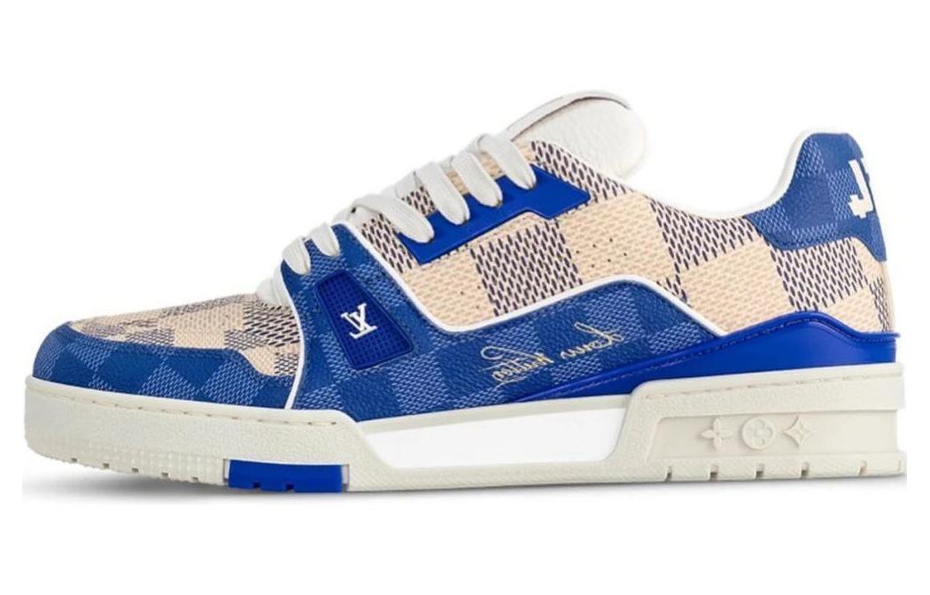 LOUIS VUITTON Кроссовки для скейтбординга Trainer Low Top, мужские, сине-бежевые
LOUIS VUITTON Кроссовки для скейтбординга Trainer Low Top, мужские, сине-бежевые