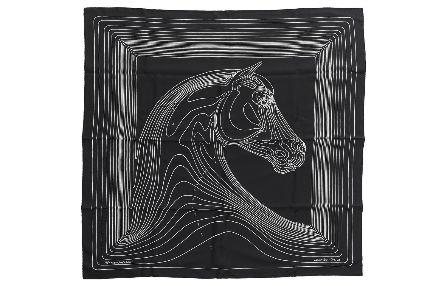 HERMES Шелковый шарф Women's Black, Black
HERMES Шелковый шарф Women's Black, Black