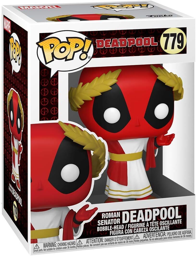 Фигурка Funko Pop! Marvel: Deadpool 30th - Roman Senator Deadpool
Фигурка Funko Pop! Marvel: Deadpool 30th - Roman Senator Deadpool