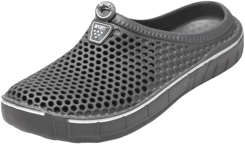 Легкие мужские сандалии - дышащая сетчатая конструкция, комфортные садовые туфли с самоклеящейся подошвой EVA, мягкая подошва, подходят для пляжа и повседневной носки Hoalox, серый
Легкие мужские сандалии - дышащая сетчатая конструкция, комфортные садовые туфли с самоклеящейся подошвой EVA, мягкая подошва, подходят для пляжа и повседневной носки Hoalox, серый