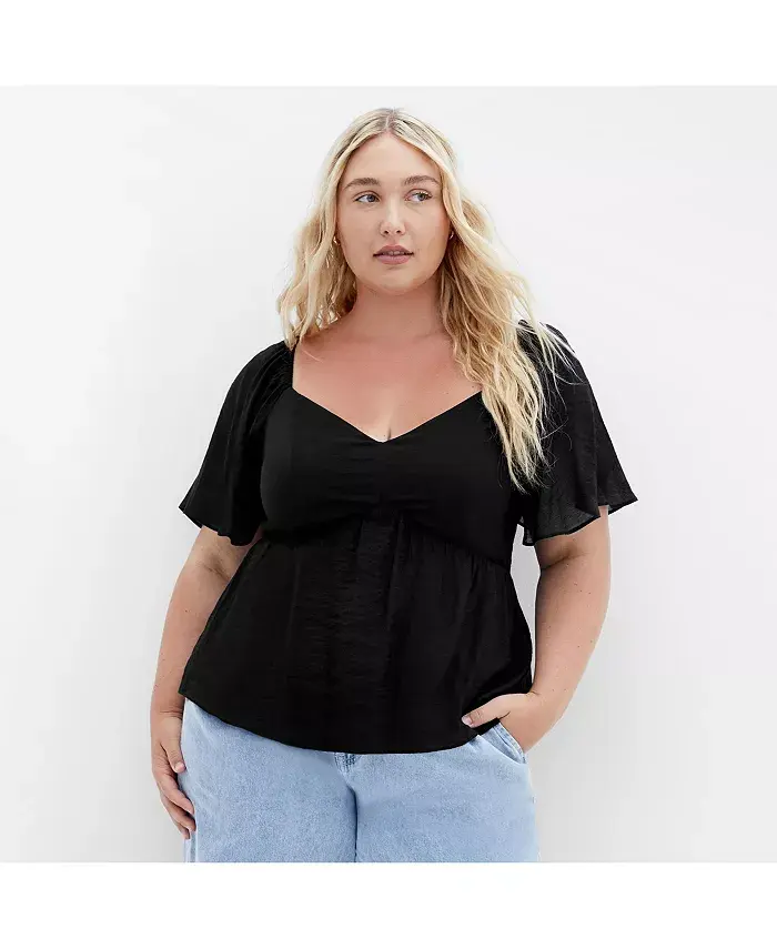 Топ Marci больших размеров CITY CHIC, черный
Топ Marci больших размеров CITY CHIC, черный