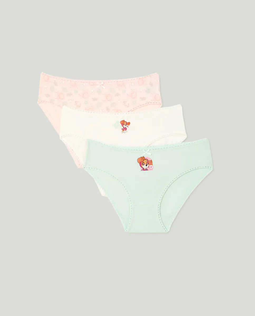 Комплект из трех трусиков для девочек из Щенячьего патруля Cotton Juice, мультиколор
Комплект из трех трусиков для девочек из Щенячьего патруля Cotton Juice, мультиколор