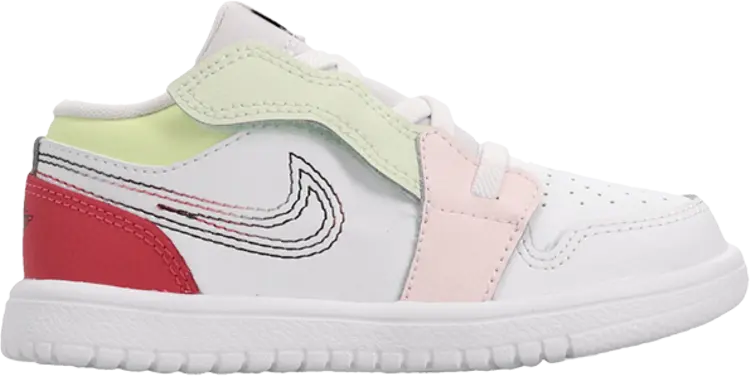 Кроссовки Air Jordan 1 Low ALT TD Ember Glow, белый 
Кроссовки Air Jordan 1 Low ALT TD Ember Glow, белый