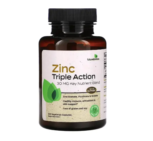 Цинк FutureBiotics 30 мг, 150 капсул
Цинк FutureBiotics 30 мг, 150 капсул
