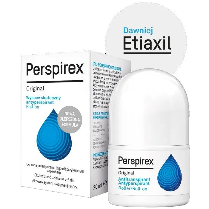 Perspirex Original шариковый антиперспирант, 20 мл
Perspirex Original шариковый антиперспирант, 20 мл