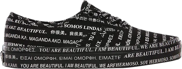 Кроссовки Vans Authentic We Are Beautiful - Black, черный
Кроссовки Vans Authentic We Are Beautiful - Black, черный