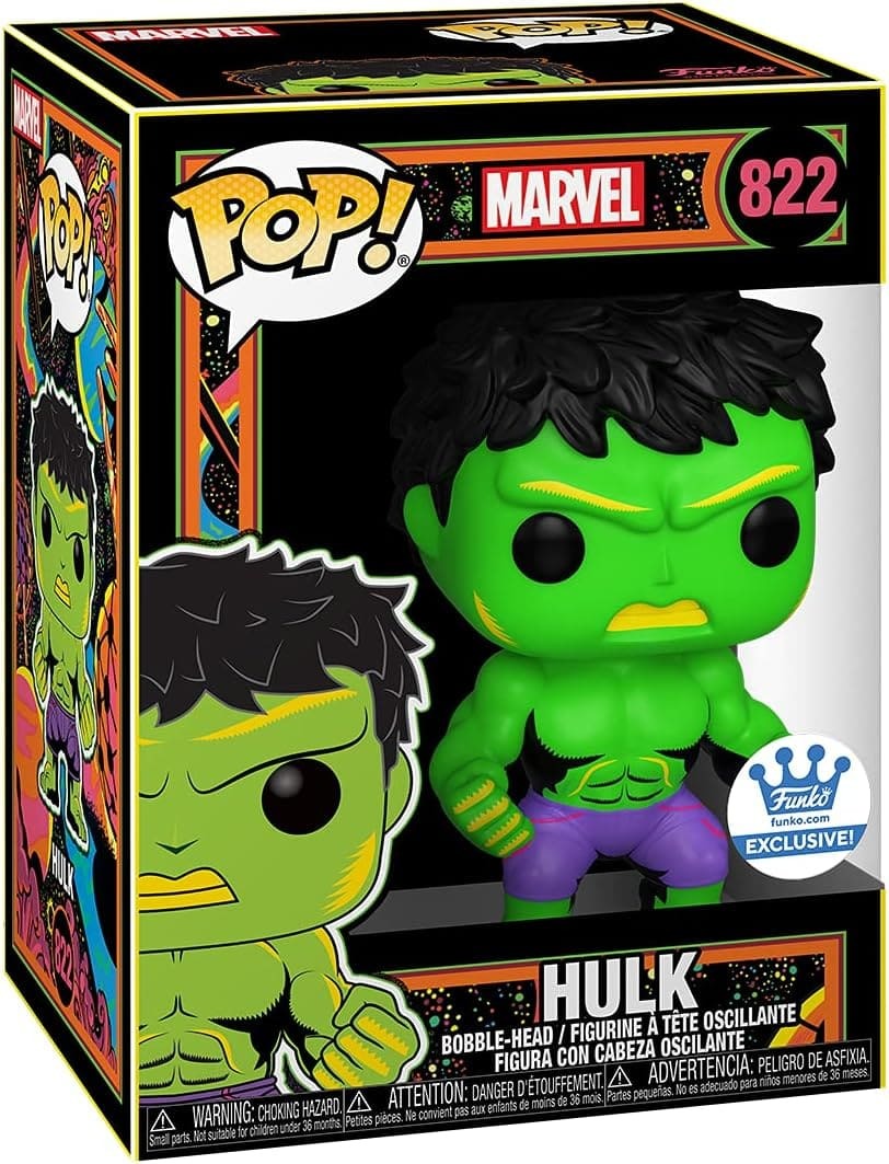 Фигурка Funko POP! Marvel Avengers: Hulk Black Light Vinyl Figure – Shop Exclusive
Фигурка Funko POP! Marvel Avengers: Hulk Black Light Vinyl Figure – Shop Exclusive