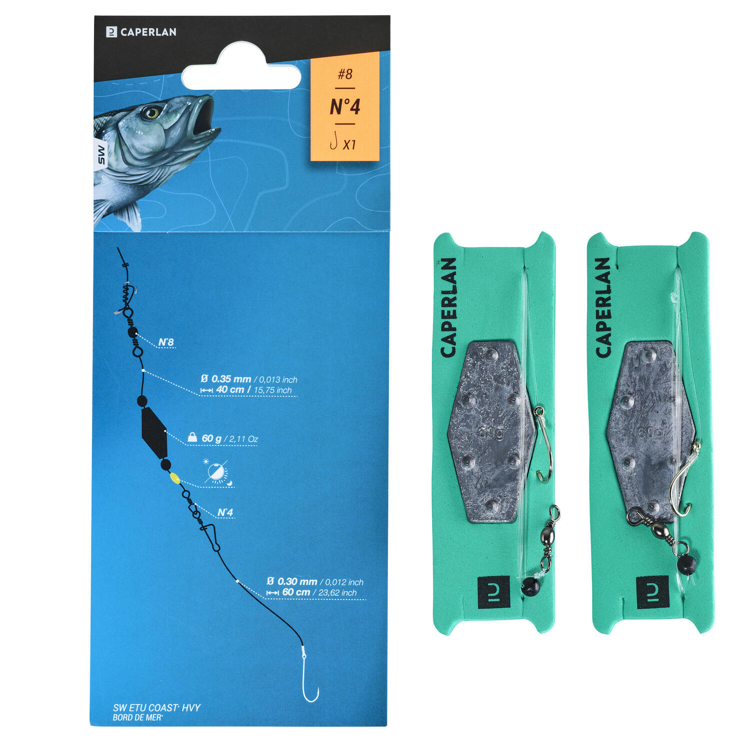 Поплавочная ловля Leader SW ETU LEDG HVY, 2 шт. CAPERLAN 
Поплавочная ловля Leader SW ETU LEDG HVY, 2 шт. CAPERLAN