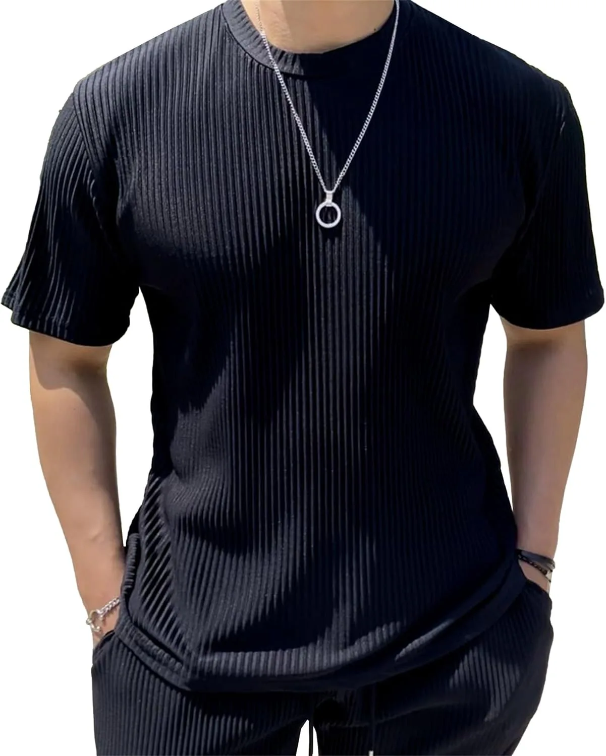 Мужская футболка с коротким рукавом Slim Fit Gsywaipei
Мужская футболка с коротким рукавом Slim Fit Gsywaipei