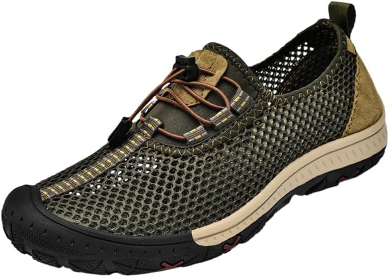 Мужские лоферы большого размера - сетчатые, дышащие, удобные повседневные туфли, подходящие для ежедневной носки летом Fusecottc, хаки
Мужские лоферы большого размера - сетчатые, дышащие, удобные повседневные туфли, подходящие для ежедневной носки летом Fusecottc, хаки