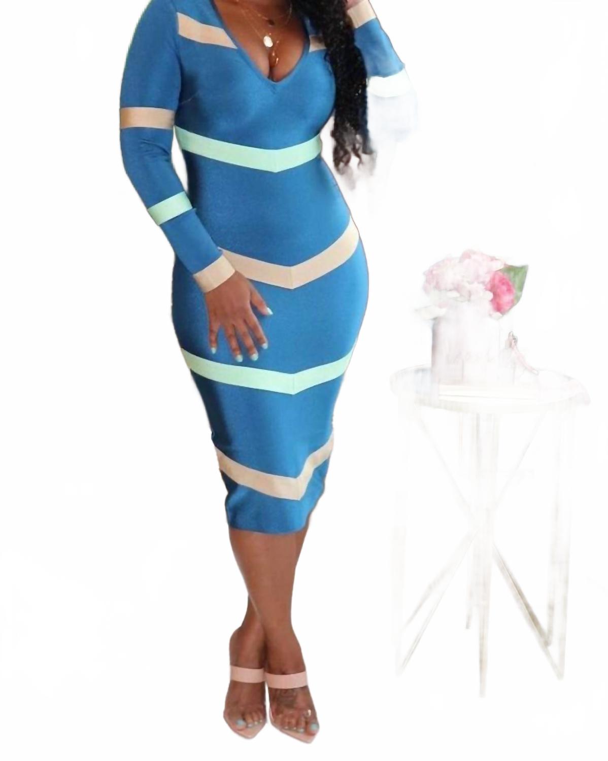 Dorcas Женское облегающее платье синего цвета
Dorcas Женское облегающее платье синего цвета