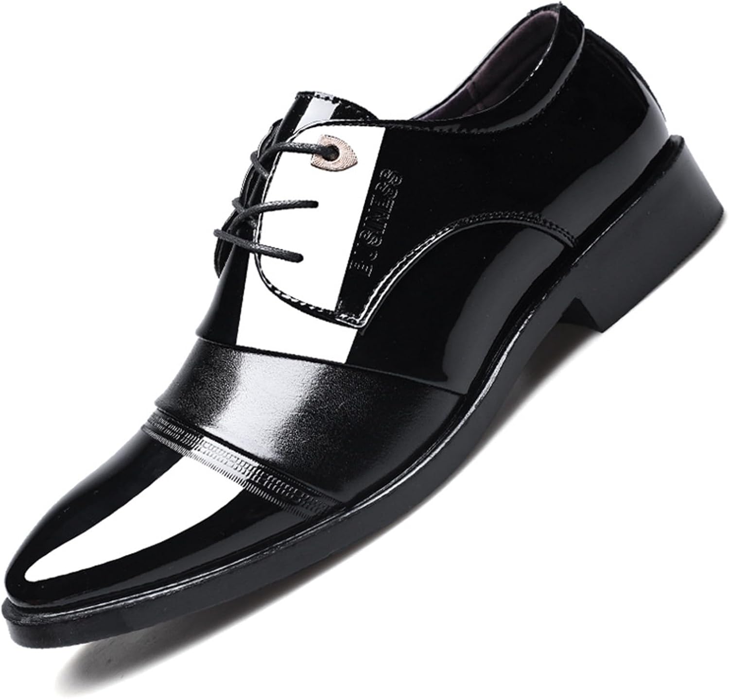 Мужские классические туфли KYOESCAI из лакированной кожи, модные оксфорды на шнуровке, формальная обувь для смокинга, деловые и свадебные дерби, черный
Мужские классические туфли KYOESCAI из лакированной кожи, модные оксфорды на шнуровке, формальная обувь для смокинга, деловые и свадебные дерби, черный