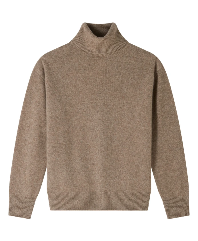 Свитер из шерсти яка с высоким воротником A.P.C., бежевый
Свитер из шерсти яка с высоким воротником A.P.C., бежевый