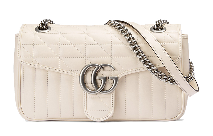 GUCCI Сумка GG Marmont кожаная через плечо маленькая женская белая
GUCCI Сумка GG Marmont кожаная через плечо маленькая женская белая