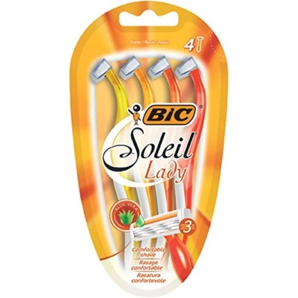 Бритвы Soleil Triple Blade для женщин с удобной ручкой и смазывающими полосками — упаковка из 4 шт Bic
Бритвы Soleil Triple Blade для женщин с удобной ручкой и смазывающими полосками — упаковка из 4 шт Bic