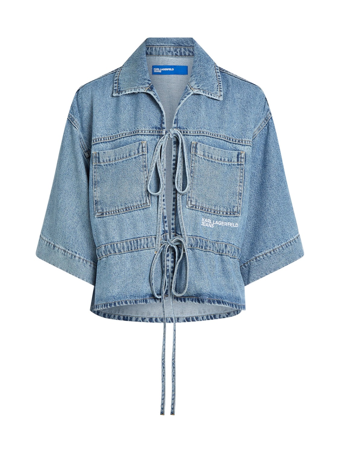 KARL LAGERFELD JEANS Блузка в синем дениме
KARL LAGERFELD JEANS Блузка в синем дениме