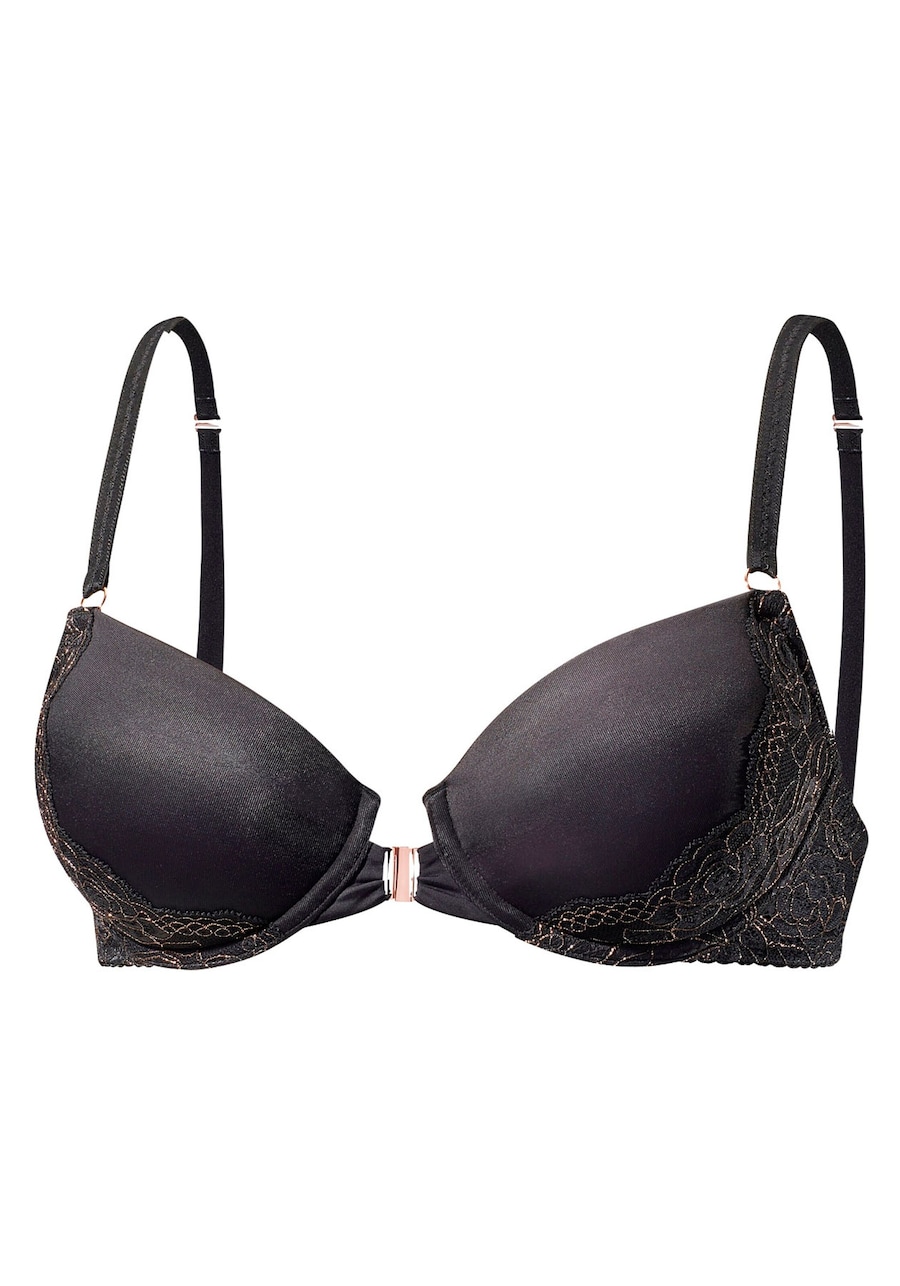 Бюстгальтер-футболка LASCANA, черный
Бюстгальтер-футболка LASCANA, черный