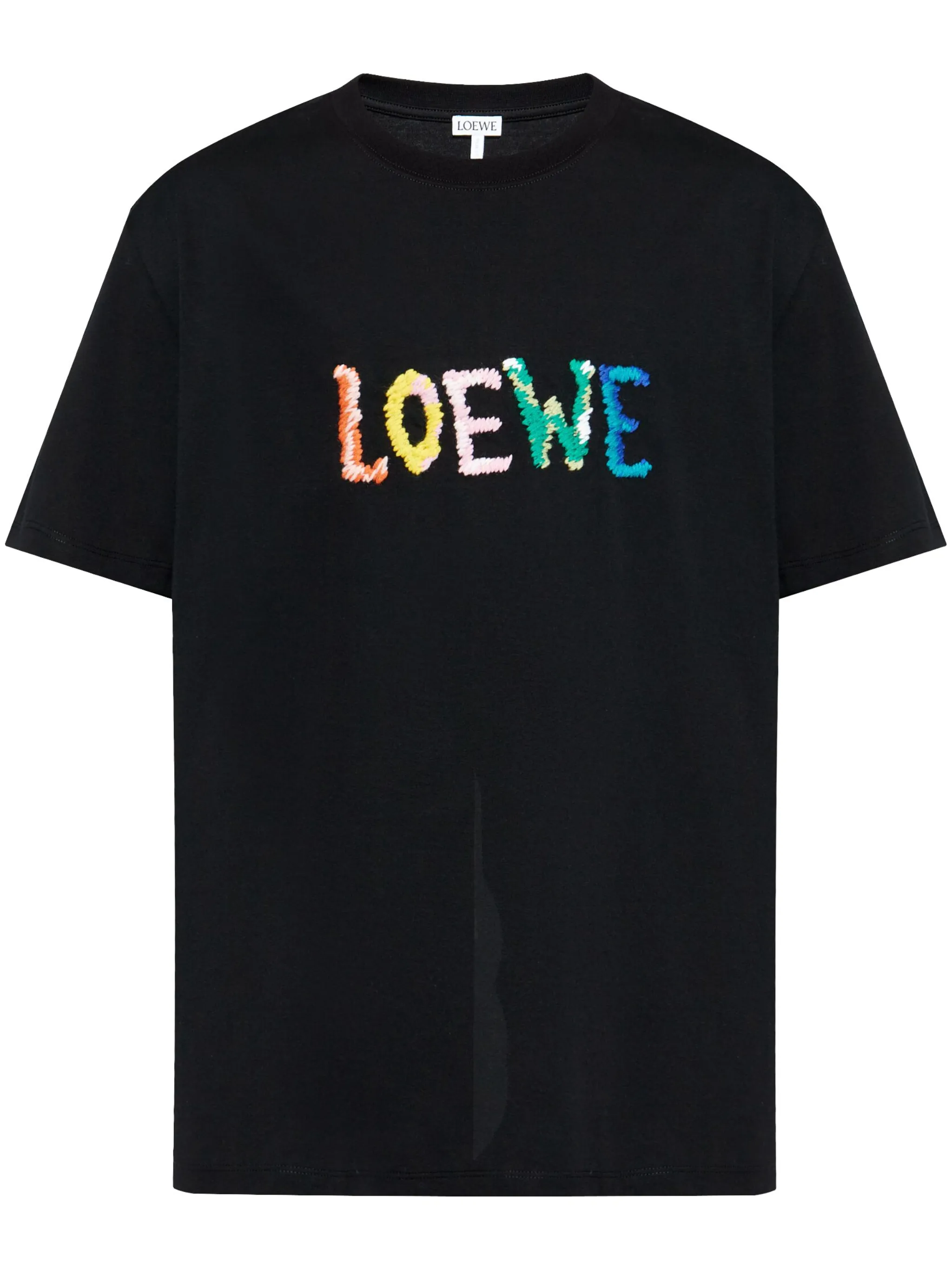 Футболка с вышитым логотипом Loewe, черный
Футболка с вышитым логотипом Loewe, черный