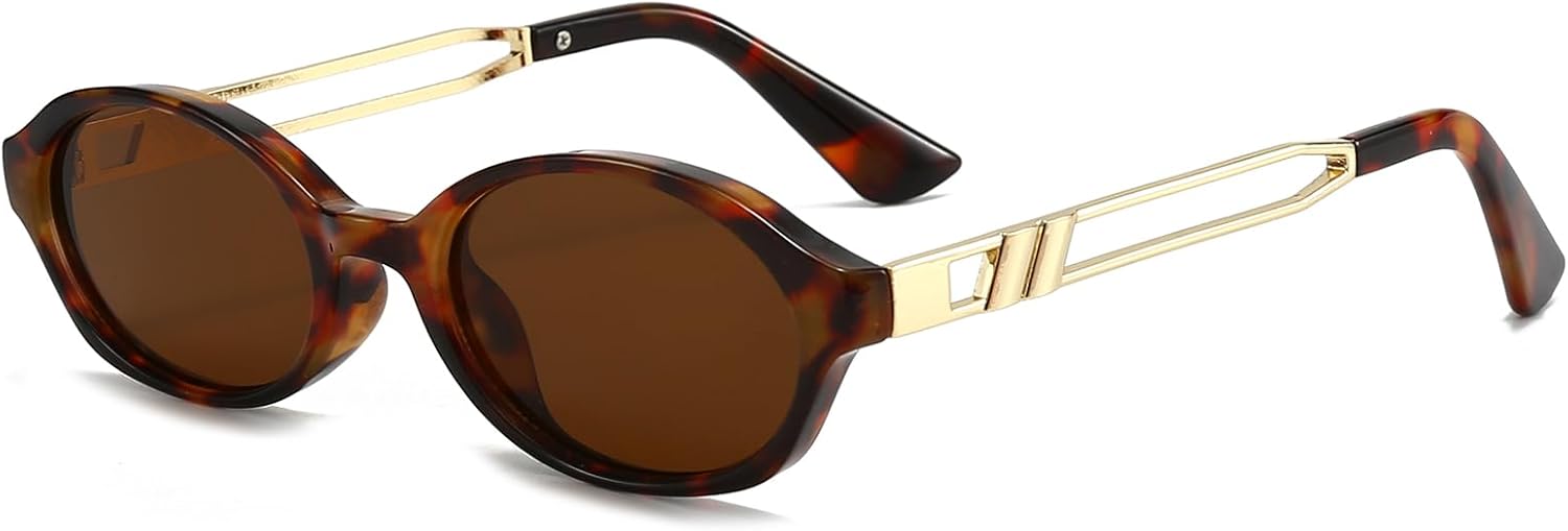 Солнцезащитные очки LJCZKA в стиле ретро, овальные, для женщин и мужчин, винтажные, овальные, металлические, узкие, в стиле 90-х, модные, с защитой UV400, Tortoiseshell Brown
Солнцезащитные очки LJCZKA в стиле ретро, овальные, для женщин и мужчин, винтажные, овальные, металлические, узкие, в стиле 90-х, модные, с защитой UV400, Tortoiseshell Brown