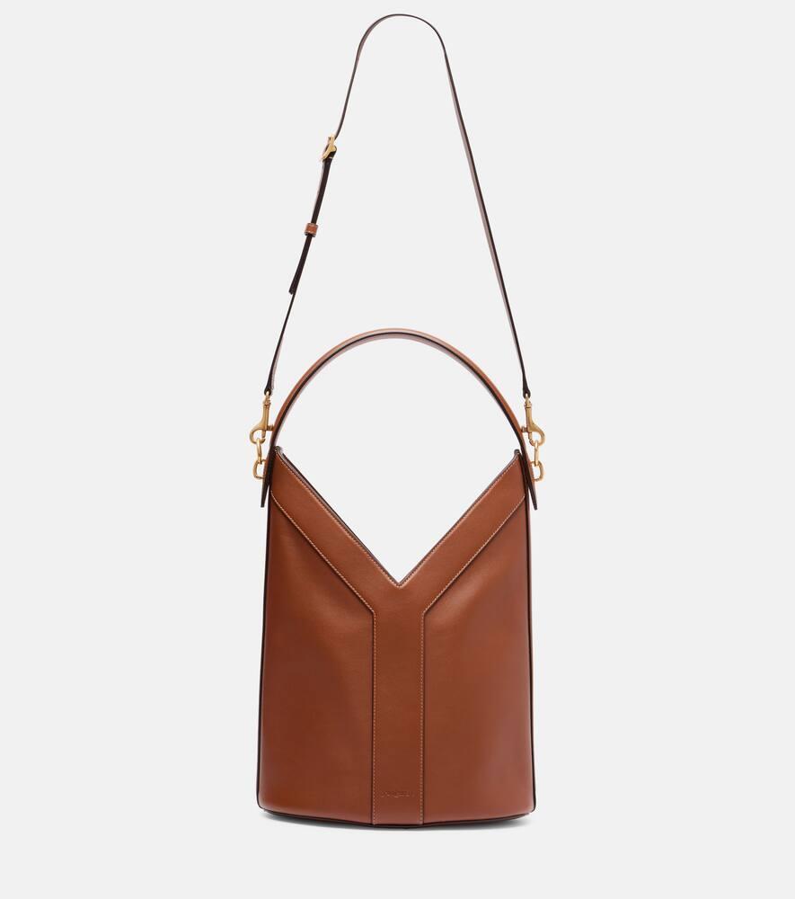 Кожаная сумка-ведро Saint Laurent, Brick
Кожаная сумка-ведро Saint Laurent, Brick