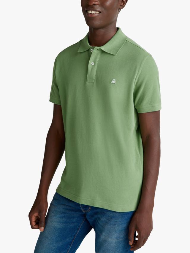 Хлопковая поло с коротким рукавом Regular Fit Benetton, Green
Хлопковая поло с коротким рукавом Regular Fit Benetton, Green