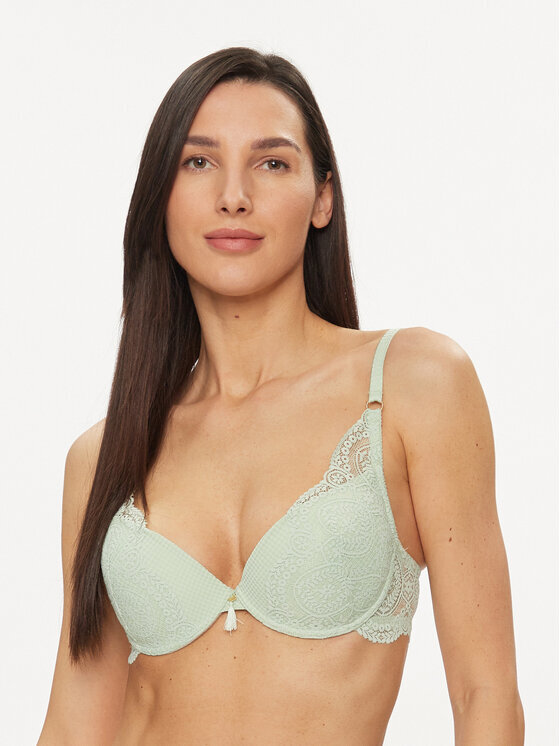 Бюстгальтер с эффектом "пуш-ап Selmark, зеленый
Бюстгальтер с эффектом "пуш-ап Selmark, зеленый