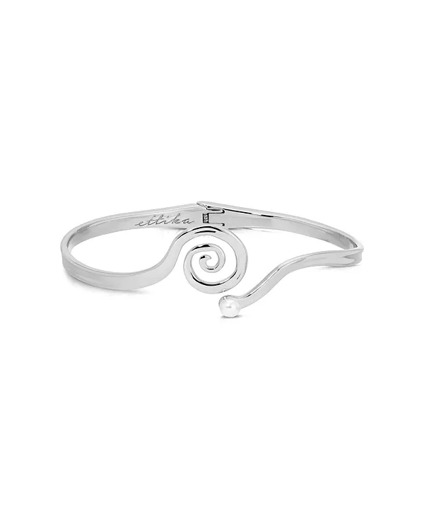 Мини-Браслет-Манжета Aura Swirl Ettika, silver
Мини-Браслет-Манжета Aura Swirl Ettika, silver
