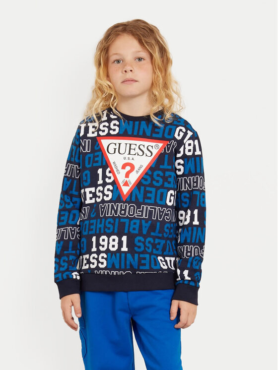Толстовка стандартного кроя Guess, синий
Толстовка стандартного кроя Guess, синий