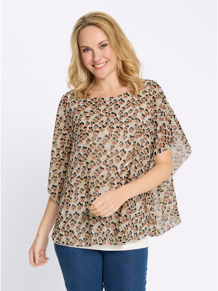 Блузка-слипон с принтом шампанского и верблюжьей шерсти Sieh an!
Блузка-слипон с принтом шампанского и верблюжьей шерсти Sieh an!