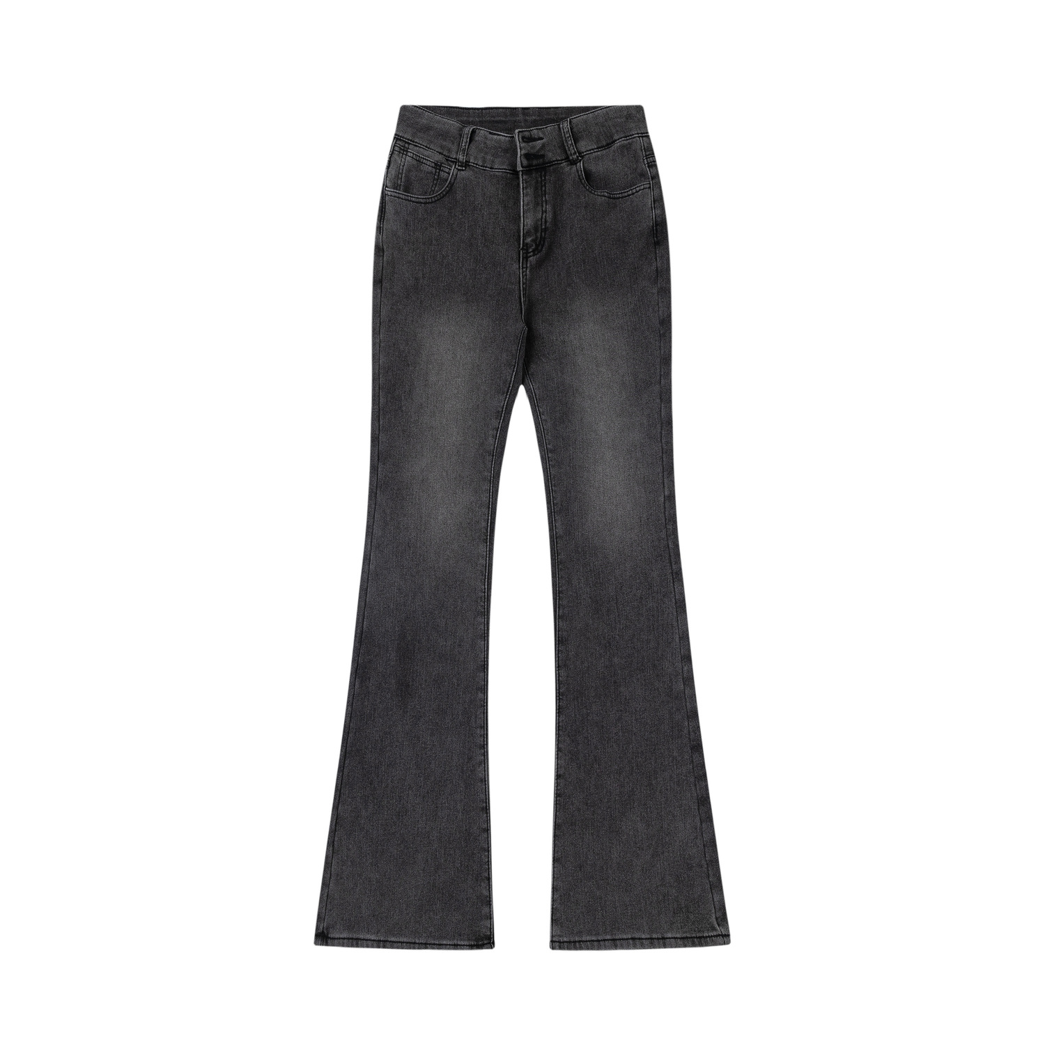 Женские стрейч джинсы черно-серого цвета HELEH, бетонный серый 
Женские стрейч джинсы черно-серого цвета HELEH, бетонный серый