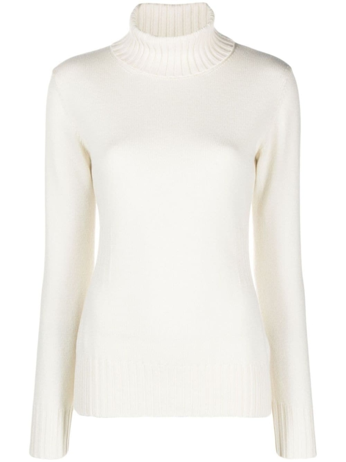 Malo кашемировый джемпер с высоким воротником, белый 
Malo кашемировый джемпер с высоким воротником, белый