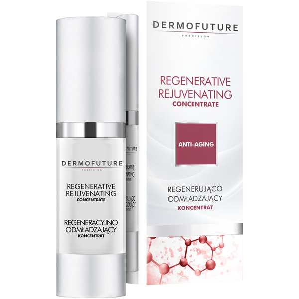 Регенерирующий и омолаживающий концентрат для лица, 30 мл Dermofuture Regenerative rejuvenating
Регенерирующий и омолаживающий концентрат для лица, 30 мл Dermofuture Regenerative rejuvenating