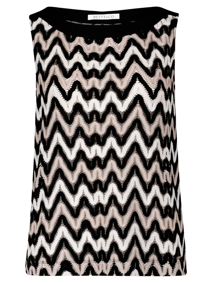 Топ Betty & Co, Mottled Beige/Black
Топ Betty & Co, Mottled Beige/Black