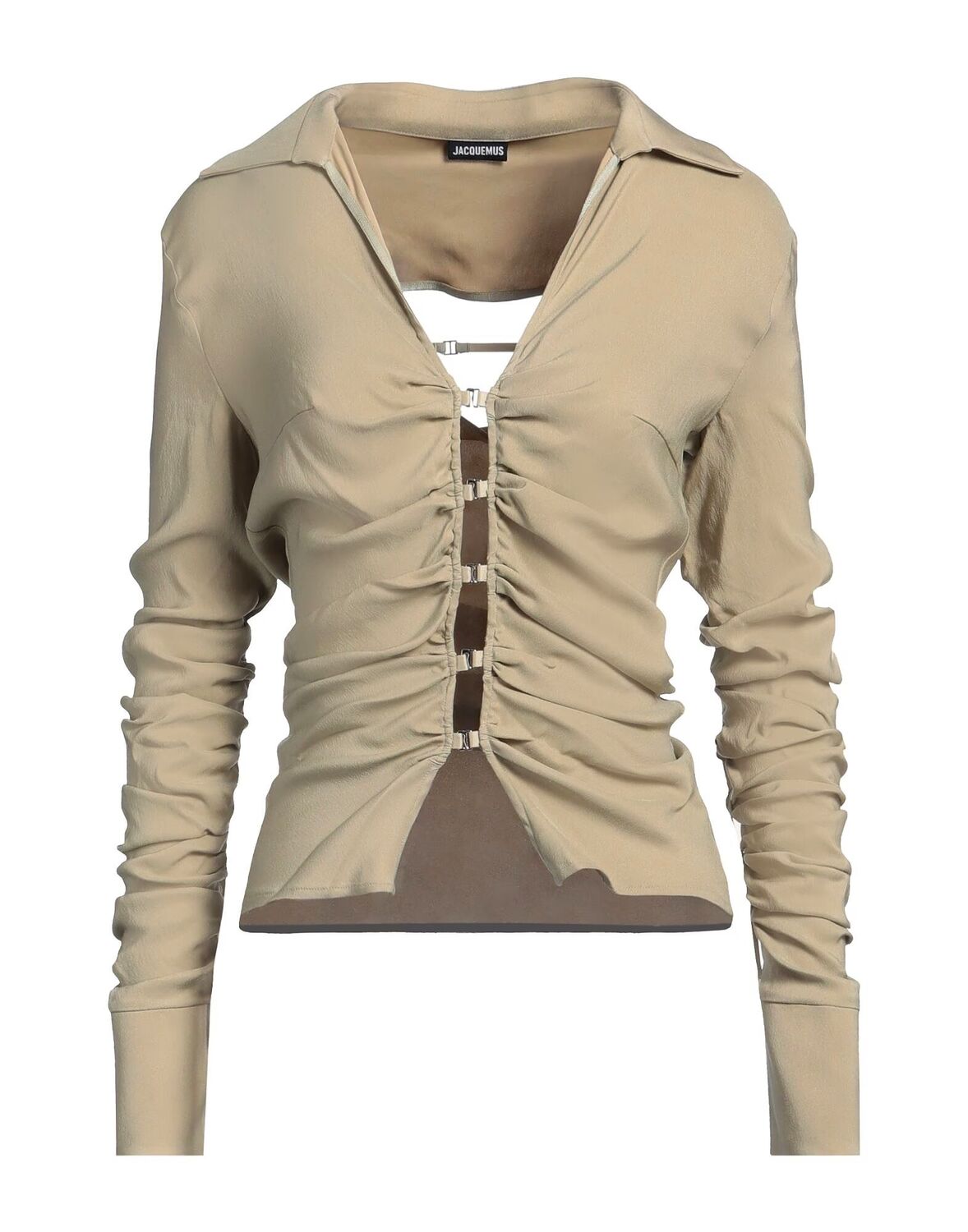 Рубашка Jacquemus, бежевый
Рубашка Jacquemus, бежевый