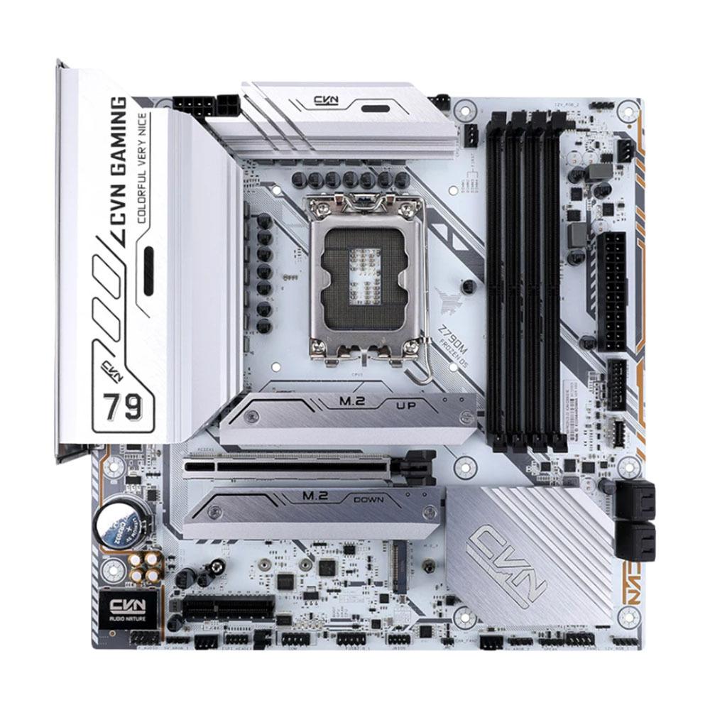 Материнская плата Colorful CVN Z790M FROZEN D5 V20, LGA1700, DDR5, Wi-Fi
Материнская плата Colorful CVN Z790M FROZEN D5 V20, LGA1700, DDR5, Wi-Fi
