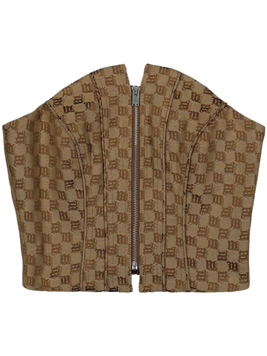 MISBHV Жаккардовый корсет с монограммой, нейтральный
MISBHV Жаккардовый корсет с монограммой, нейтральный