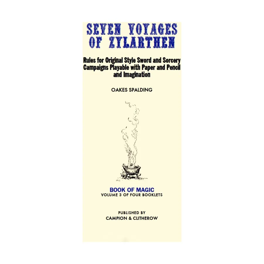 Book of Magic, Seven Voyages of Zylarthen, мягкая обложка
Book of Magic, Seven Voyages of Zylarthen, мягкая обложка