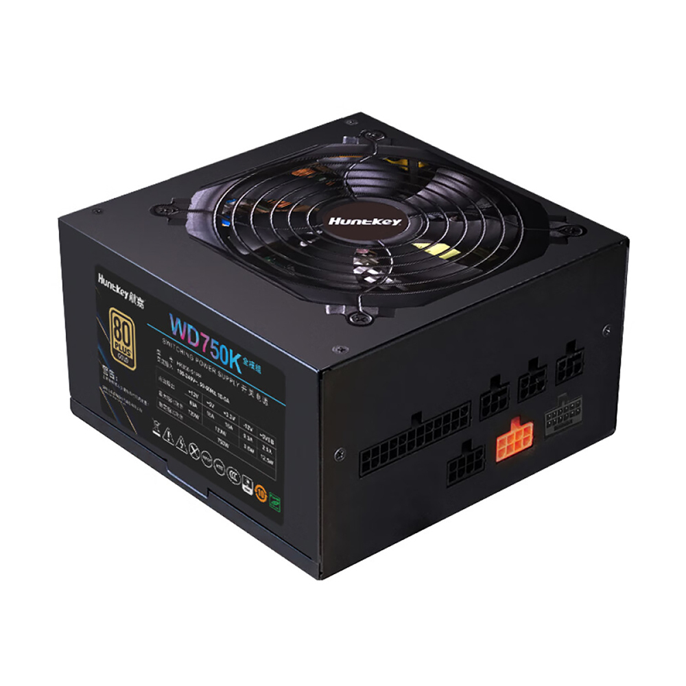 Блок питания Huntkey WD750K, 750 Вт, модульный, чёрный
Блок питания Huntkey WD750K, 750 Вт, модульный, чёрный