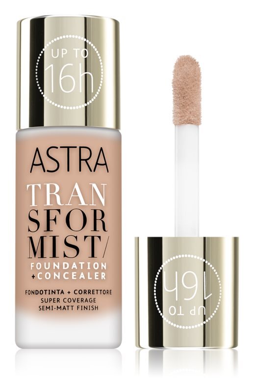 Долговечная основа Astra Make-up Transformist, оттенок 004N Amber 18 мл 
Долговечная основа Astra Make-up Transformist, оттенок 004N Amber 18 мл
