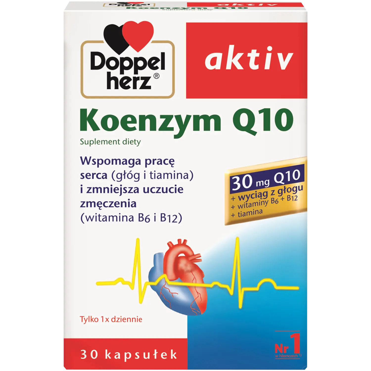 Doppelherz Aktiv Koenzym Q10 биологически активная добавка, 30 капсул/1 упаковка
Doppelherz Aktiv Koenzym Q10 биологически активная добавка, 30 капсул/1 упаковка