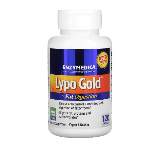 Ферменты для усвоения жиров 120 капсул Lypo Gold Enzymedica
Ферменты для усвоения жиров 120 капсул Lypo Gold Enzymedica