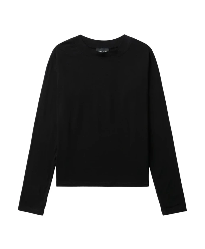 Хлопковый свитер с отверстиями для большого пальца Birgitte Herskind, черный
Хлопковый свитер с отверстиями для большого пальца Birgitte Herskind, черный