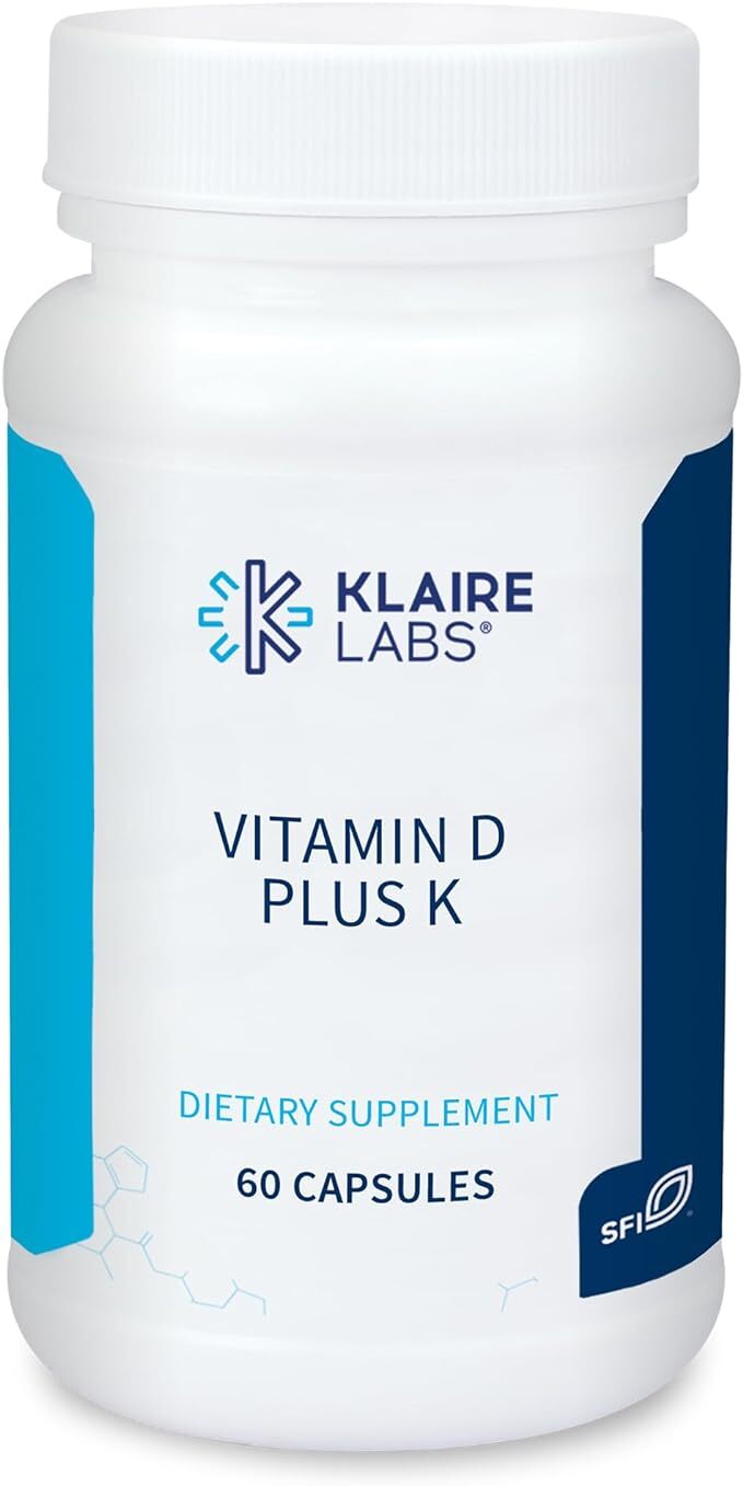 Klaire Labs Витамин D плюс K — 5000 МЕ, 60 капсул
Klaire Labs Витамин D плюс K — 5000 МЕ, 60 капсул
