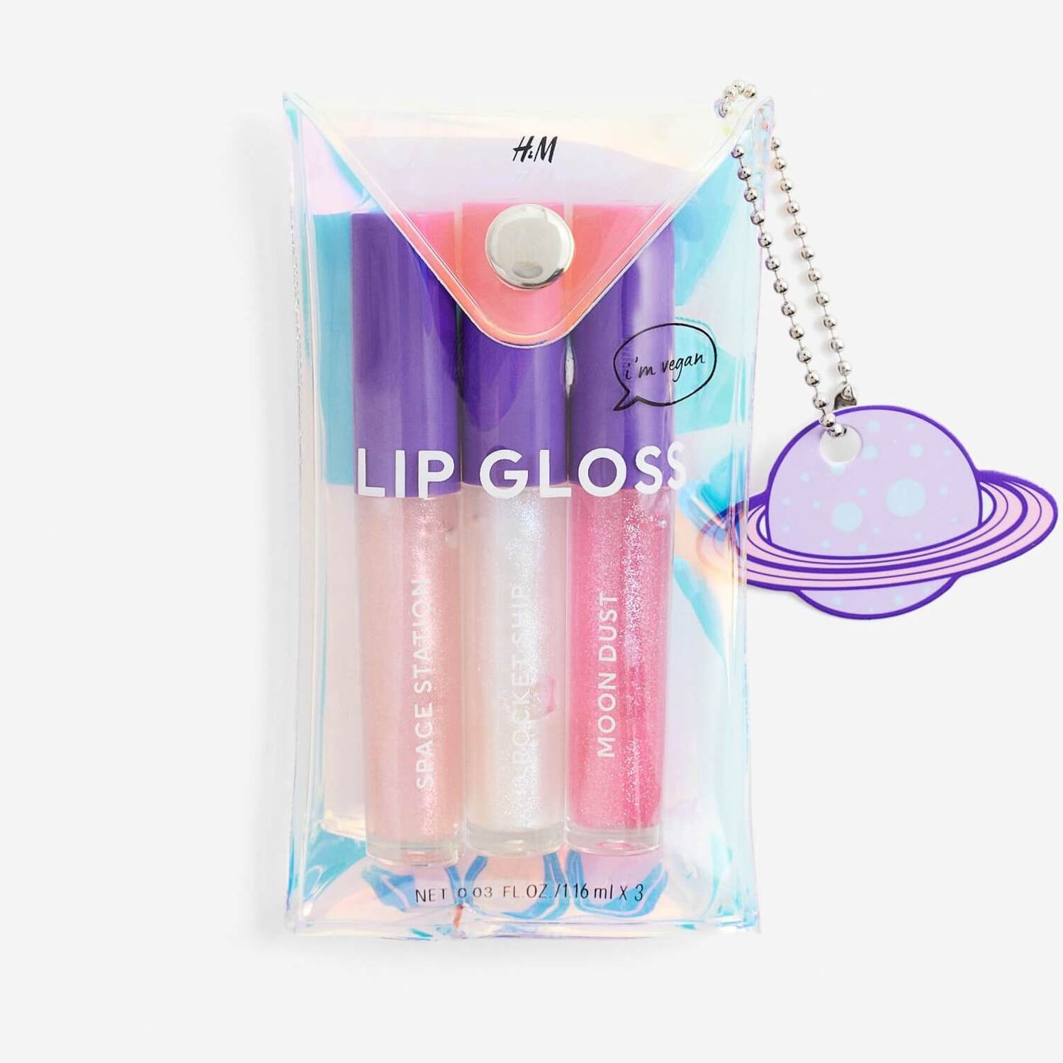 Набор мини-блесков для губ H&M, 3 штуки, оттенок Rocket Ship
Набор мини-блесков для губ H&M, 3 штуки, оттенок Rocket Ship