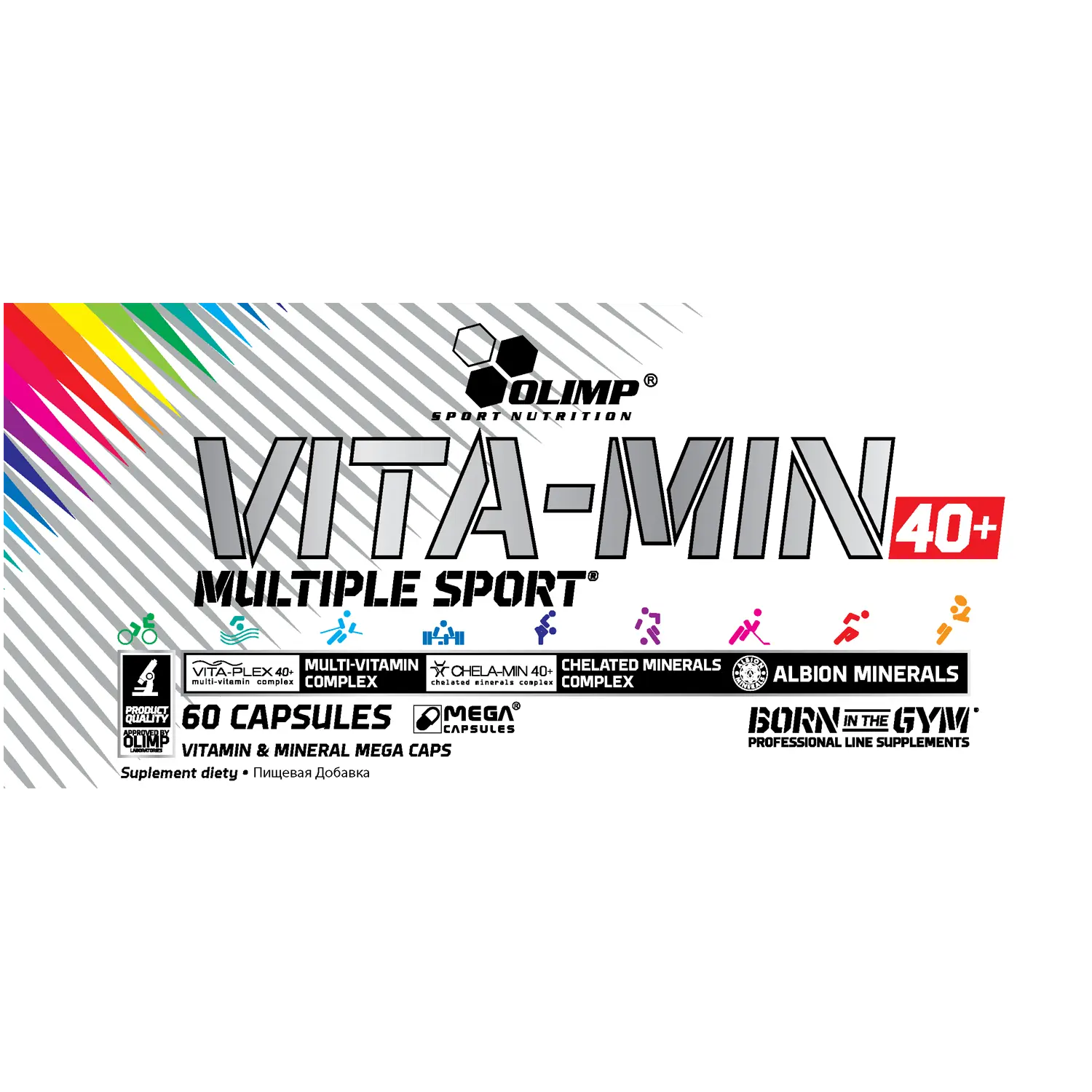 Olimp Vita-Min Multiple Sport БАД 40+, 60 капсул/1 упаковка
Olimp Vita-Min Multiple Sport БАД 40+, 60 капсул/1 упаковка