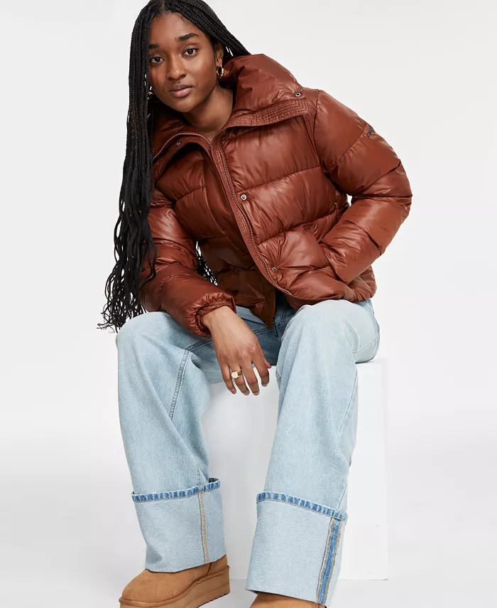 Женское водонепроницаемое стеганое пальто BCBGMAXAZRIA, коричневый
Женское водонепроницаемое стеганое пальто BCBGMAXAZRIA, коричневый