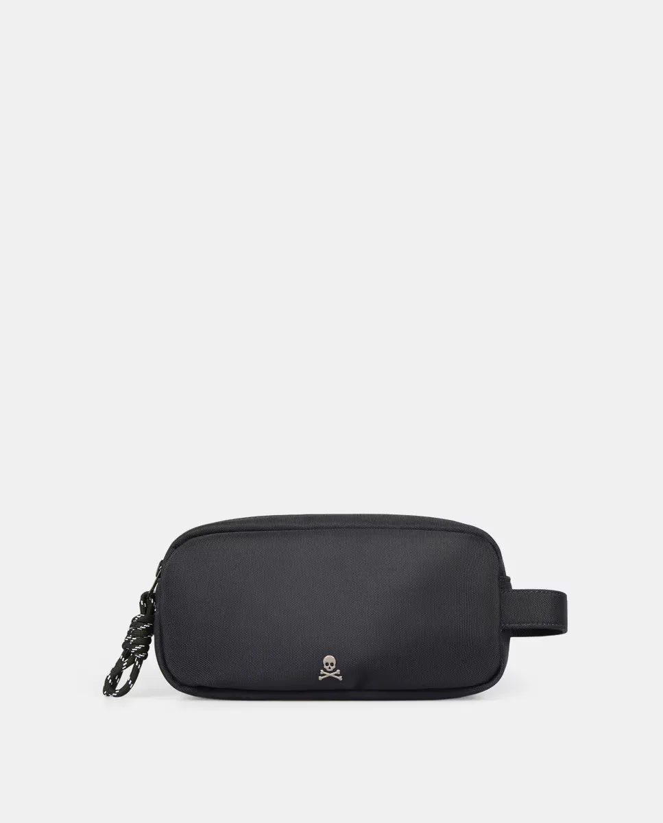 Синяя тканевая косметичка с застежкой-молнией Scalpers, синий
Синяя тканевая косметичка с застежкой-молнией Scalpers, синий