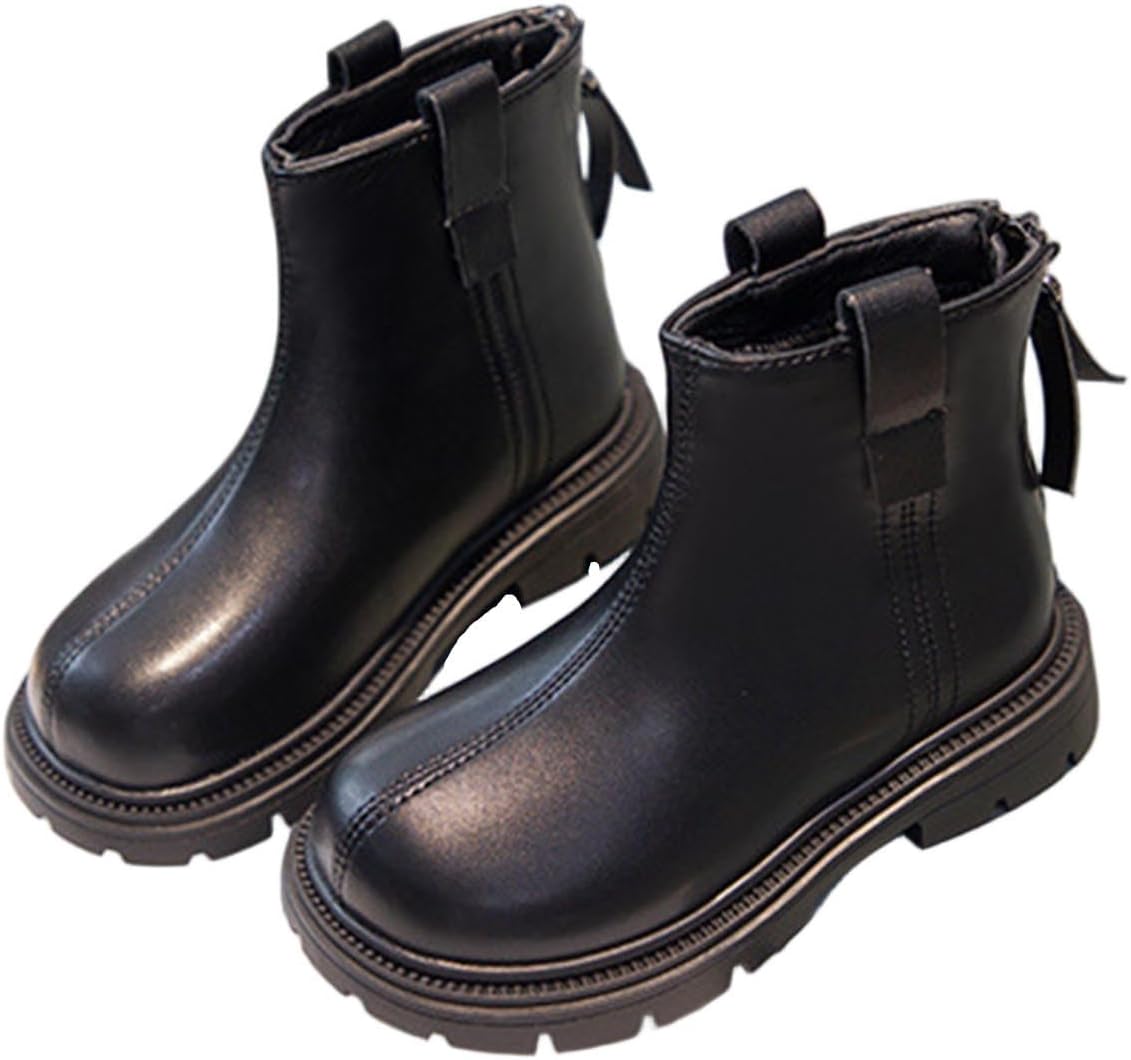 Детские ботинки для девочек на щиколотку, из искусственной кожи, с застежкой-молнией сзади, короткие ботильоны, обувь для ходьбы, 3-11 лет Zzalalana, Black
Детские ботинки для девочек на щиколотку, из искусственной кожи, с застежкой-молнией сзади, короткие ботильоны, обувь для ходьбы, 3-11 лет Zzalalana, Black