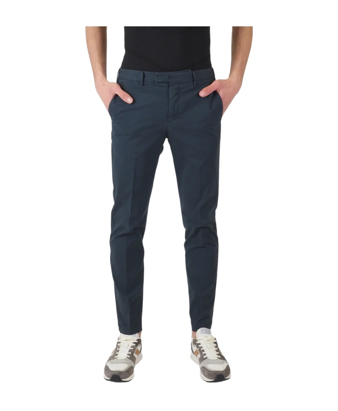 Синие хлопковые брюки - слегка эластичные Pt Torino, синий
Синие хлопковые брюки - слегка эластичные Pt Torino, синий