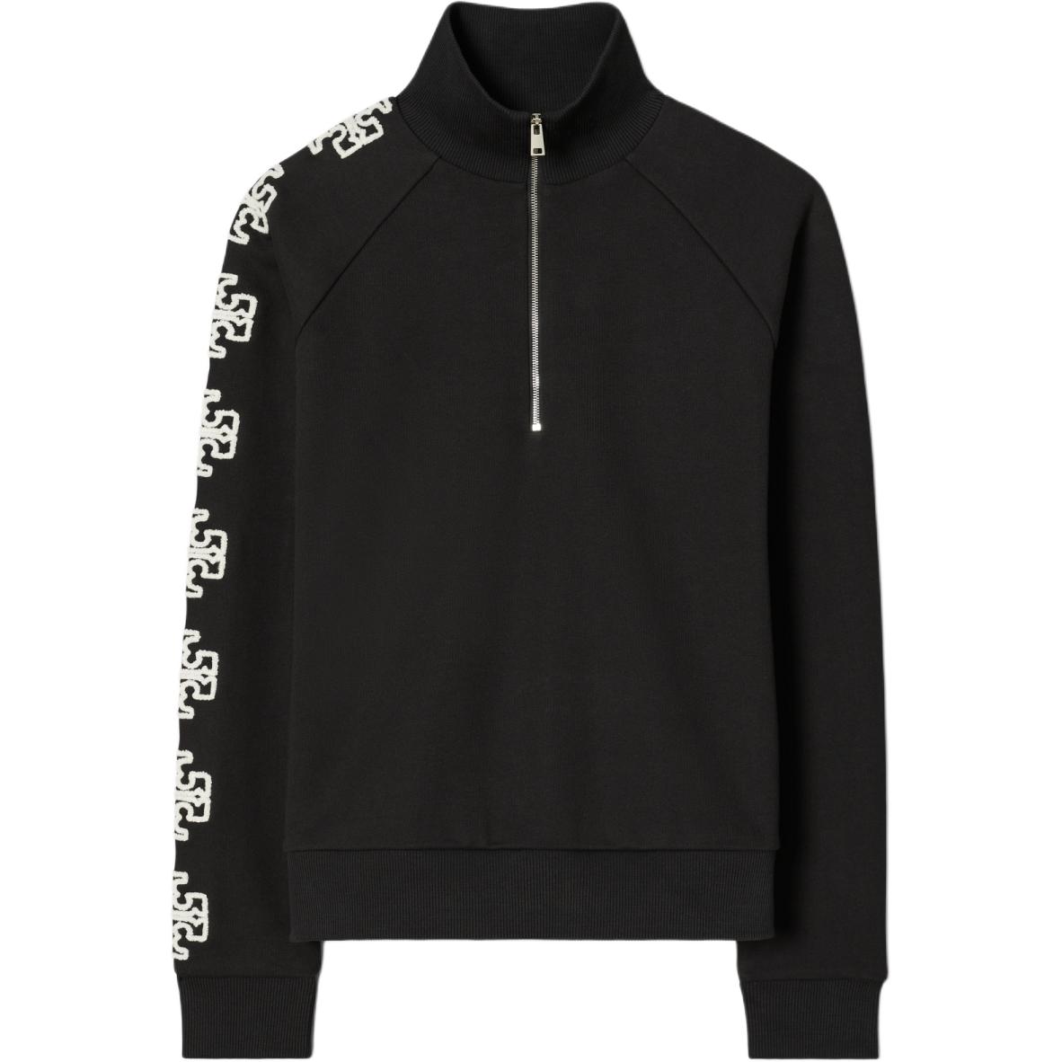 Tory Burch Женская толстовка, черная, с воротником-стойкой, средней жесткости
Tory Burch Женская толстовка, черная, с воротником-стойкой, средней жесткости